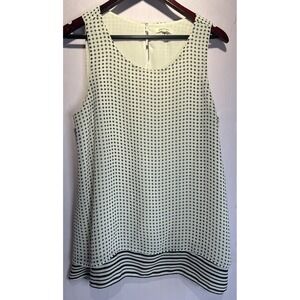 Max Studio Women's Sleeveless Top Cut/Couper Size L Preowned